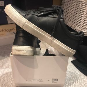 Black leather Givenchy sneakers